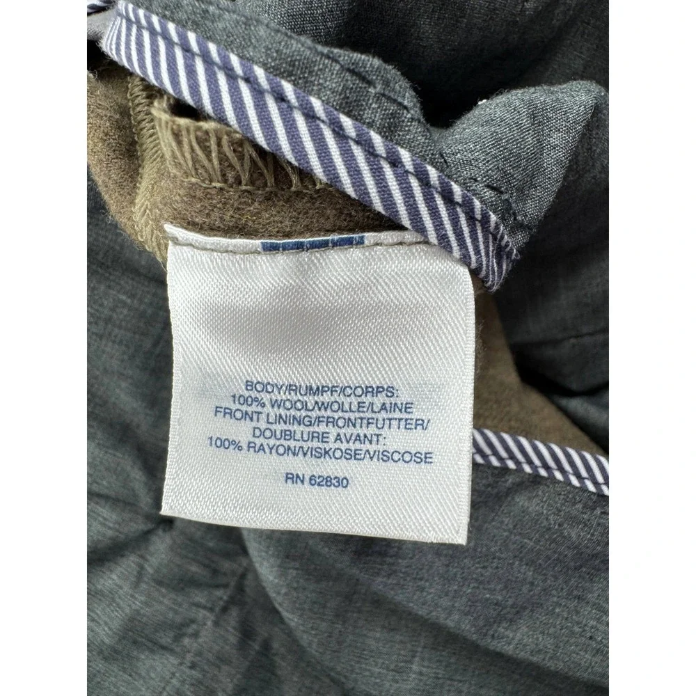Lands' End Classic Clothing Traditional Fit Chino Pants Men's 38 Khaki Casual - Picture 7 of 12